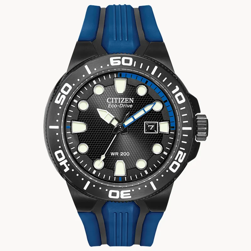 Scuba Fin Gray Dial Polyurethane Strap BN0097 02H CITIZEN